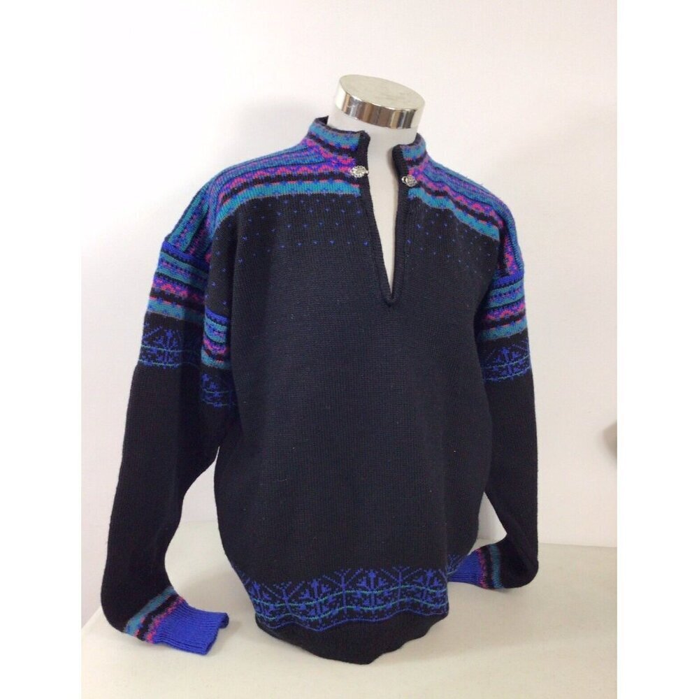 Stowe Woolens Ski Sweater Mens XL